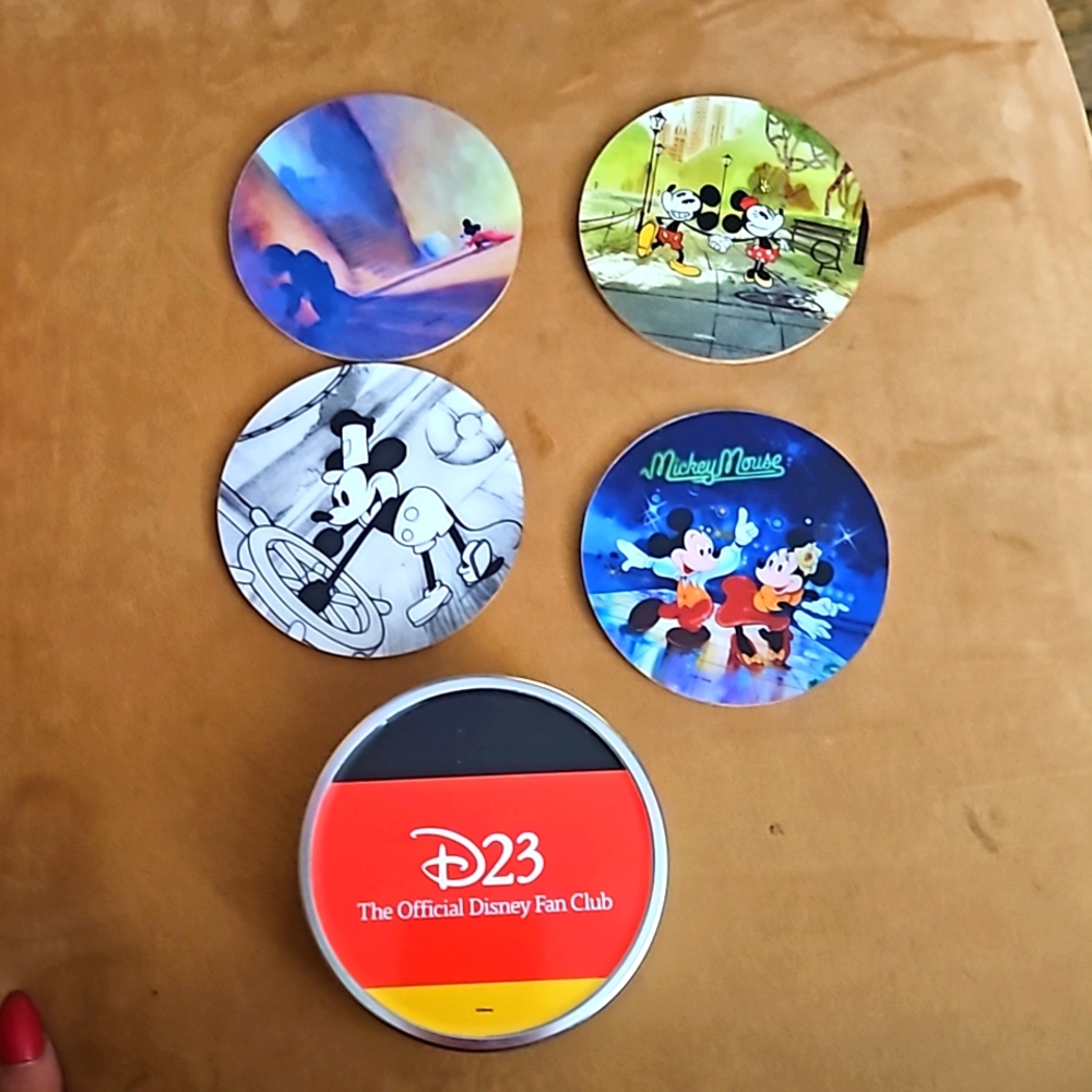 Disney Mickey Mouse D23 Collectible Coasters